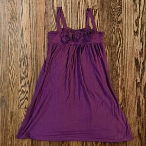 Purple babydoll dress